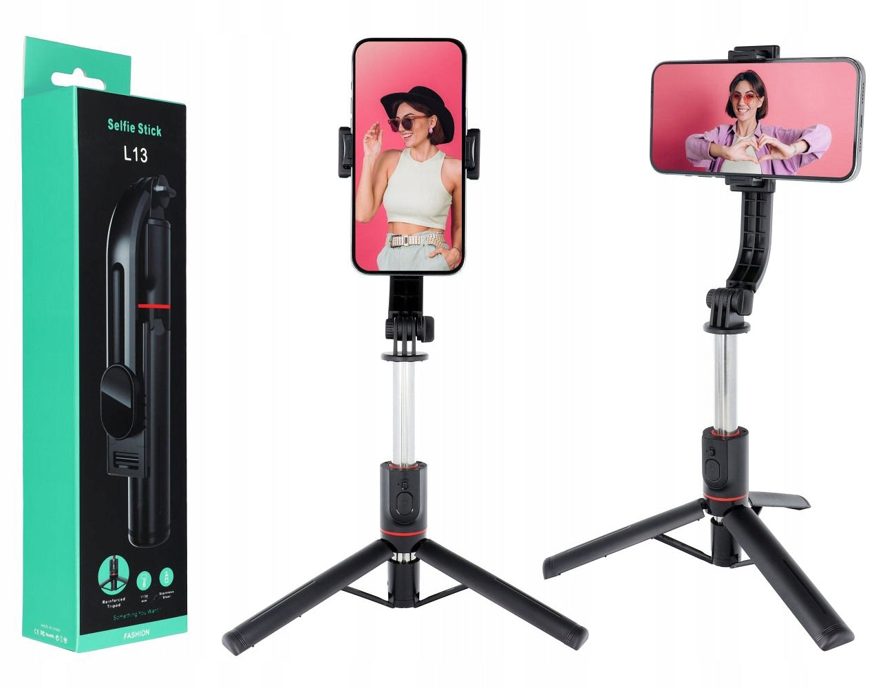 Klasyczny Selfie Stick Z Pilotem Bluetooh