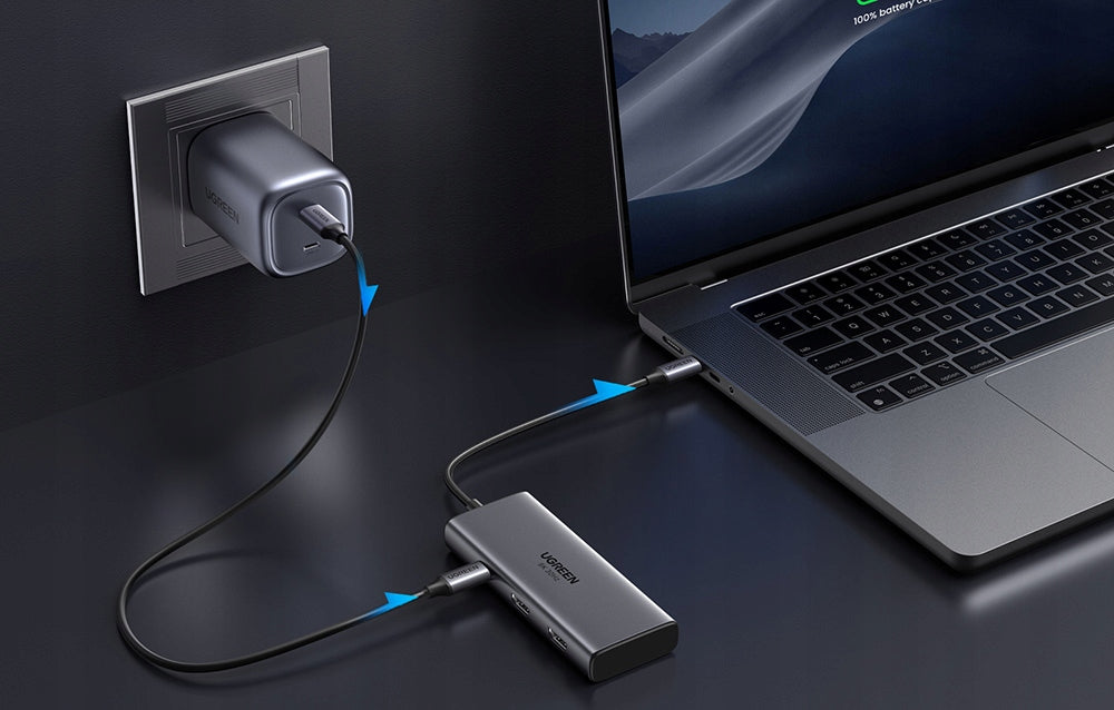Hub USB-C Ugreen, 6 w 1, Wsparcie Dla Dwóch Monitorów