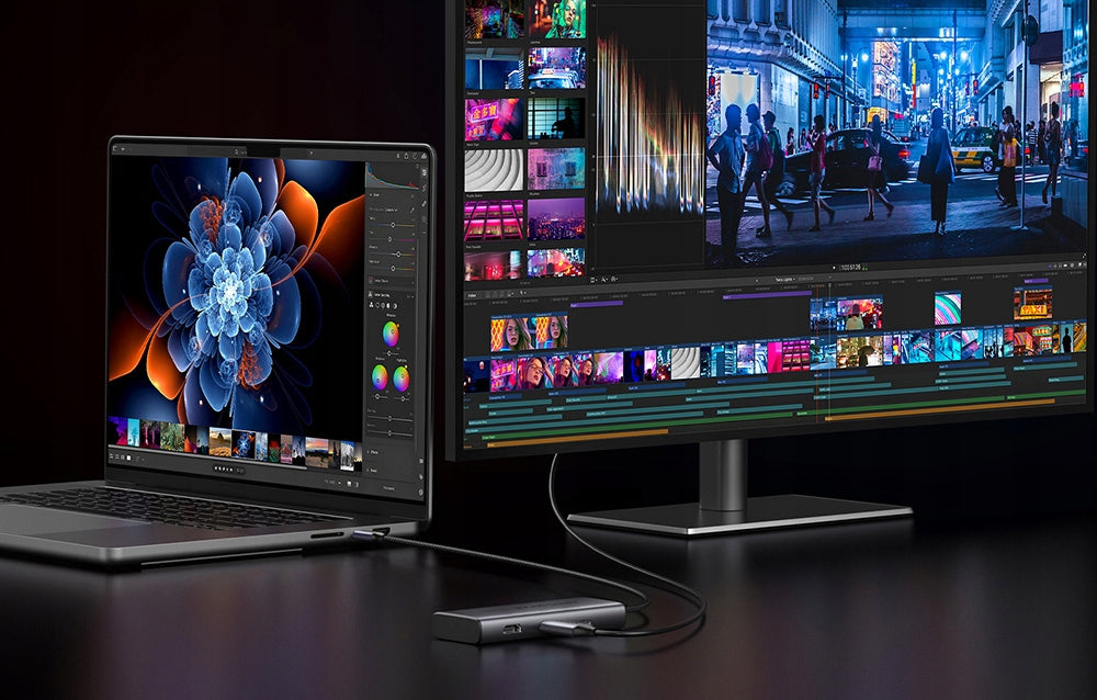 Hub USB-C Ugreen, 6 w 1, Wsparcie Dla Dwóch Monitorów