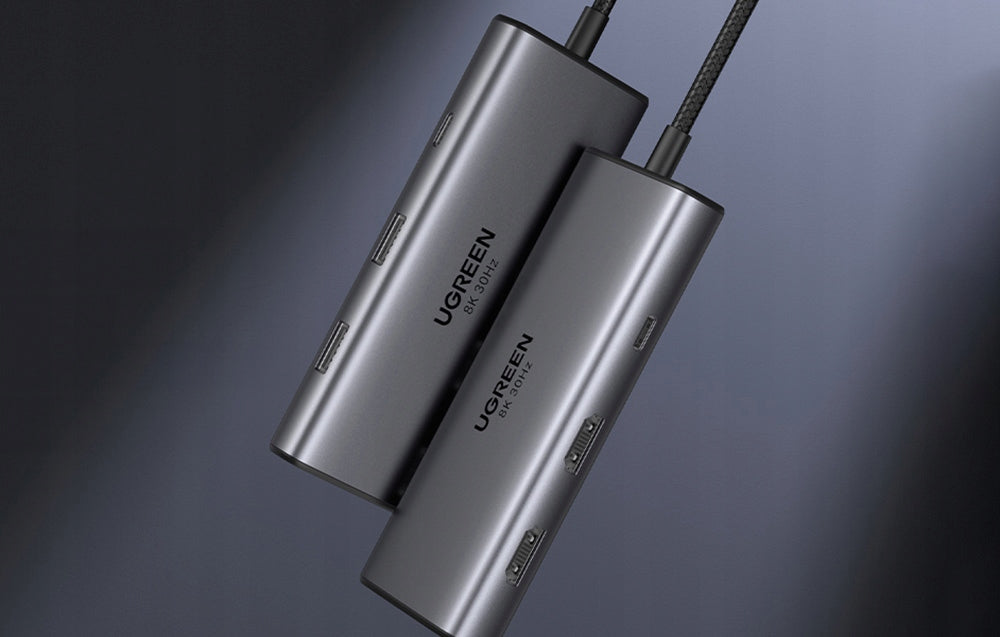 Hub USB-C Ugreen, 6 w 1, Wsparcie Dla Dwóch Monitorów